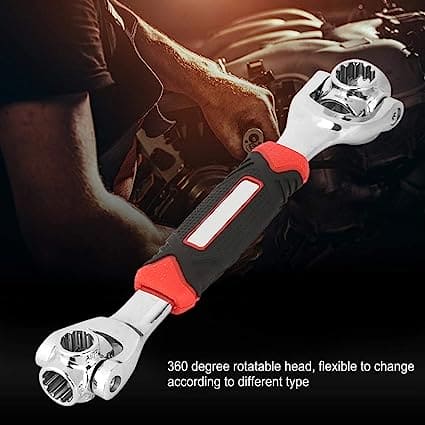 Double Head Torque Socket Wrench , 8 In 1 Socket Wrench, Multifunctional Spanner With 360 Degree Rotating Head, Multi Spanner Tool, Furniture Car Repair Spline Bolts Wrench, Multipurpose Tiger Socket Wrench, Universal Hand Tool Wrench. Double Head Torque Socket Wrench , 8 In 1 Socket Wrench, Multifunctional Spanner With 360 Degree Rotating Head, Multi Spanner Tool, Furniture Car Repair Spline Bolts Wrench, Multipurpose Tiger Socket Wrench, Universal Hand Tool Wrench.